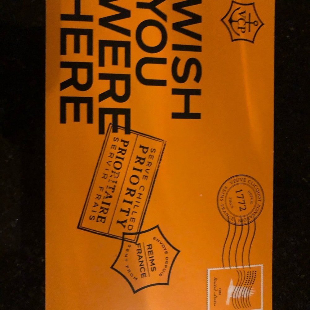 Veuve postcard